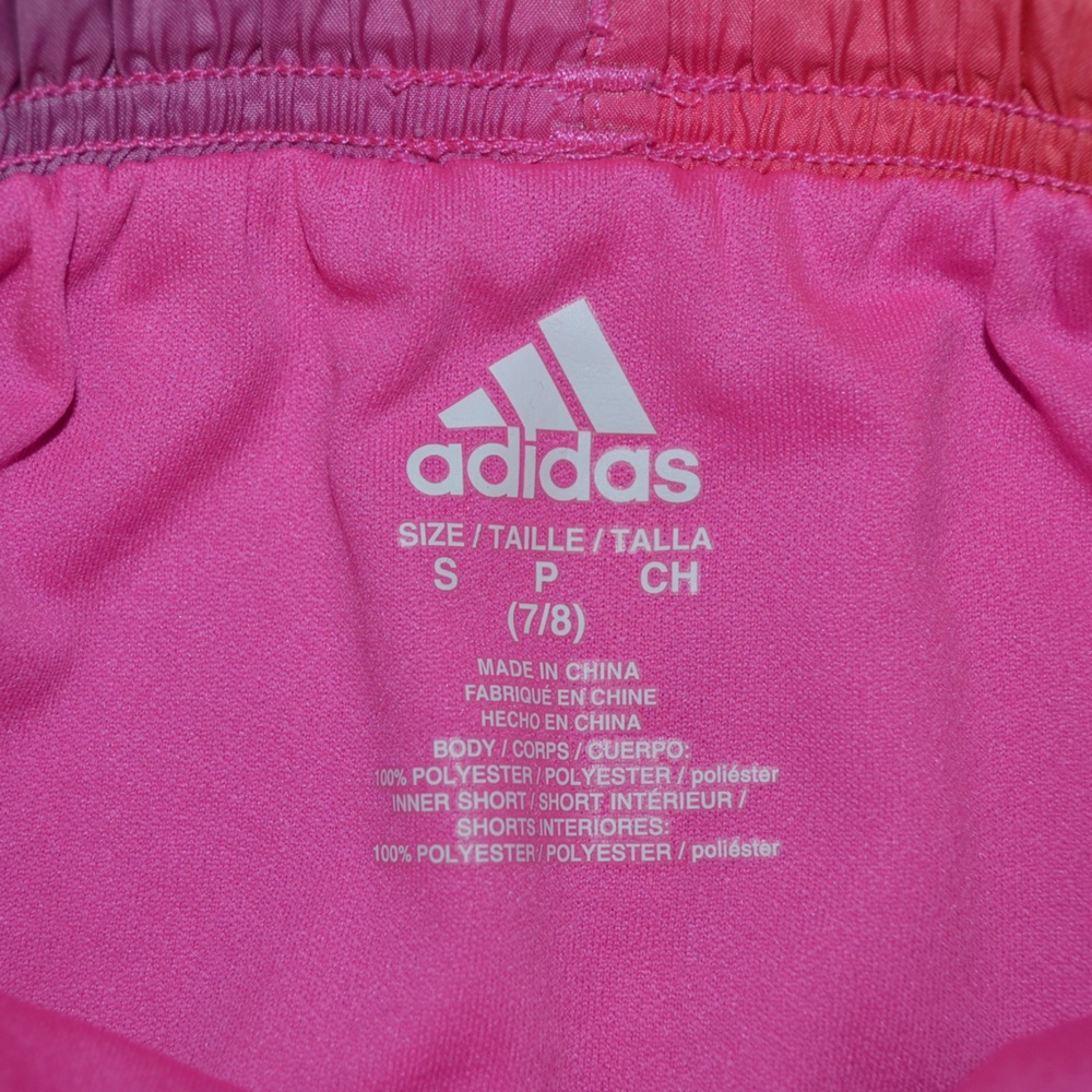 Youth girls Adidas shirts and shorts set, size S 7/8 - Picture 15 of 16